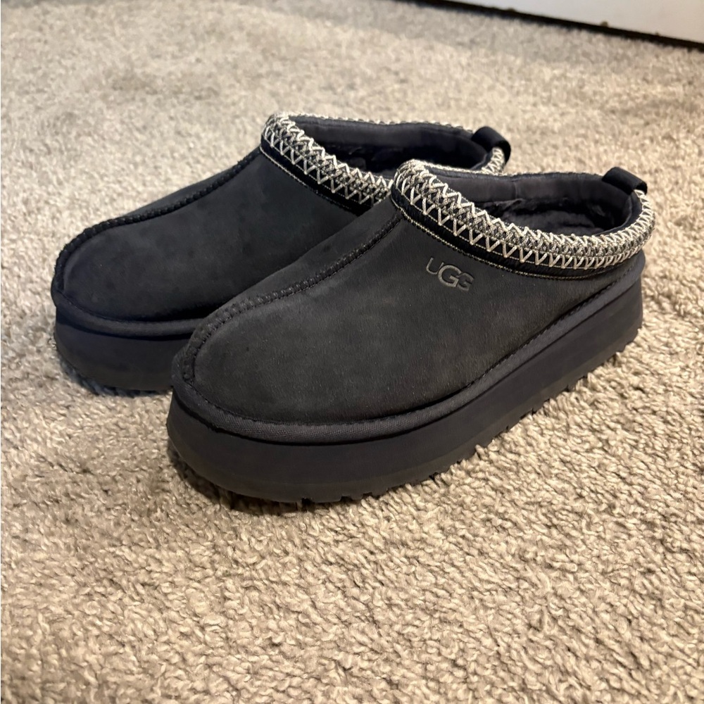 UGG navy  Suede Cozy Slip-Ons